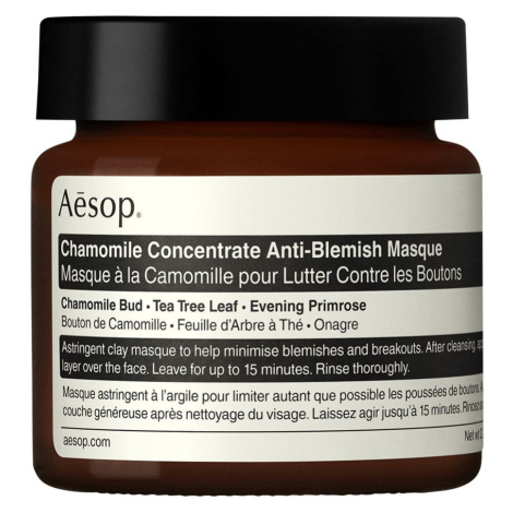 Aesop Chamomile Concentrate Anti-Blemish Masque Maska Na Obličej 60 ml