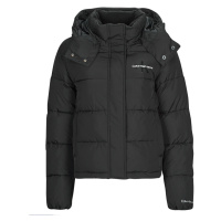 Calvin Klein Jeans MONOLOGO NON DOWN SHORT PUFFER Černá