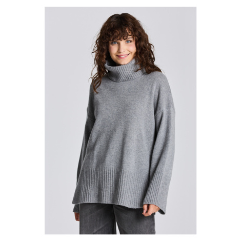 ROLÁK GANT D1. LOUNGE ROLLNECK SWEATER šedá