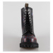 boty kožené dámské - - STEEL - 105/106 Uk Black