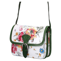 Kožená crossbody kabelka Gregorio 112 FL fialová