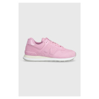 Sneakers boty New Balance 574 růžová barva, WL5742BB