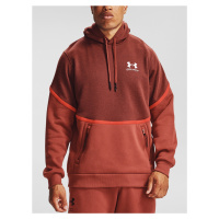 Under Armour Mikina UA Rival Fleece AMP HD-RED - Pánské