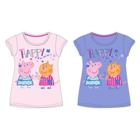 Prasátko Pepa - licence Dívčí tričko - Prasátko Peppa 5202875, světlonce růžová Barva: Růžová