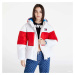 TOMMY JEANS Shiny Badge Puffer White / Red