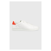 Kožené sneakers boty Tommy Hilfiger COURT SNEAKER LEATHER CUP bílá barva