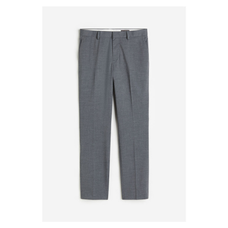 H & M - Společenské kalhoty Slim Fit - šedá H&M