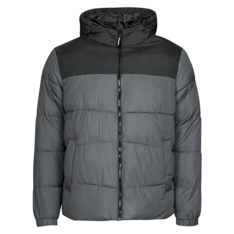 Jack & Jones JJCHILI PUFFER HOOD Šedá