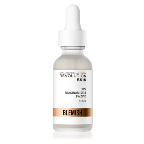 Revolution Skincare Niacinamide 10% + Zinc 1% sérum na rozšířené póry 30 ml