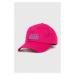 Bavlněná baseballová čepice Marc O'Polo DENIM růžová barva, s aplikací