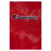 Dětské bavlněné tričko Champion 305689 červená barva, s aplikací