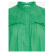 Zelené dámské košilové šaty ICHI