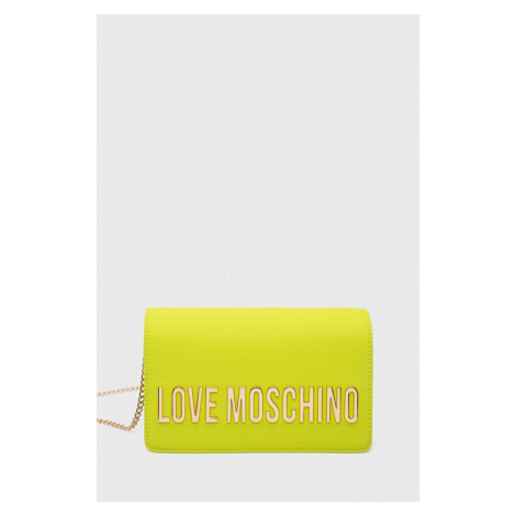 Kabelka Love Moschino zelená barva