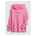 Růžová holčičí mikina ovrsized hoodie