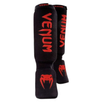 Venum KONTACT SHIN GUARDS Chrániče holení, černá, velikost