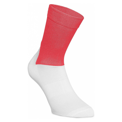 Ponožky POC ESSENTIAL ROAD bílá|červená