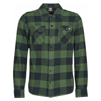 Dickies NEW SACRAMENTO SHIRT PINE GREEN Zelená