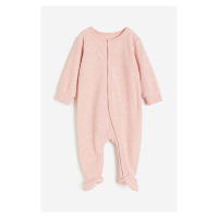 H & M - Flísový pyžamový overal - růžová