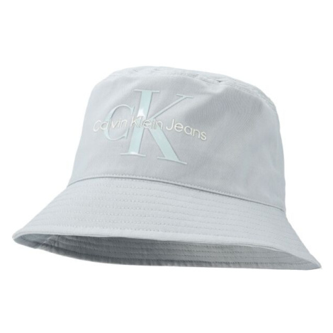 Calvin Klein MONOGRAM BUCKET HAT Unisexový klobouk, světle modrá, velikost
