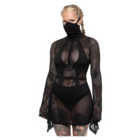 šaty dámské KILLSTAR - Neo Nyx Mask - Black
