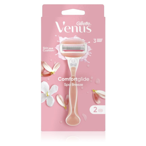 Gillette Venus ComfortGlide Spa Breeze holicí strojek + 2 náhradní hlavice 1 ks