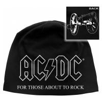 AC/DC zimní bavlněný kulich, For Those About To Rock with BP