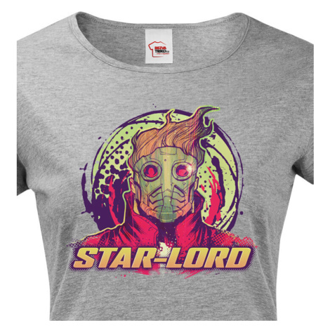 Dámské tričko s potiskem Star Lord - ideální dárek pro fanoušky Marvel BezvaTriko
