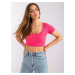 RŮŽOVÝ CROP TOP MONTREAL -PINK Tmavě růžová