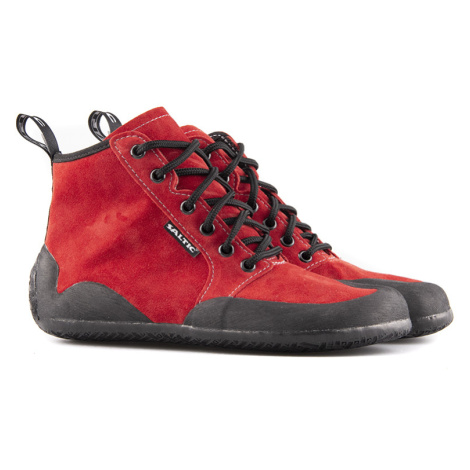 Barefoot zimní boty Saltic - Outdoor High Winter červené