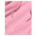 Růžová dámská klokaní mikina (YS10003-20)