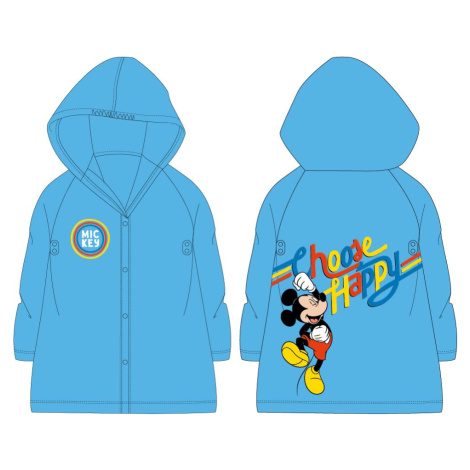 Mickey Mouse - licence Chlapecká pláštěnka - Mickey Mouse 5228B173, světle modrá Barva: Modrá sv