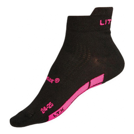 Litex Sportovní ponožky CoolMax 9A015 reflexně růžová