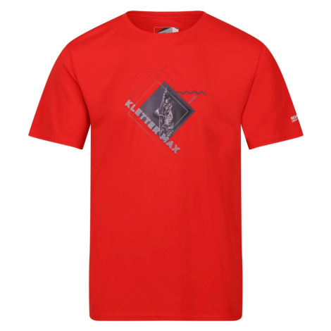 Pánské funkční tričko Regatta FINGALLOGAN II červená