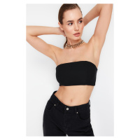 Trendyol Black Crop Bustier with Gips