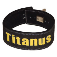 Titánus fitness opasek s pákovou přezkou černý
