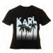 Karl Lagerfeld dámské tričko Crop Top černé