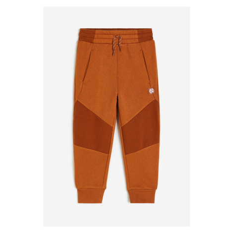 H & M - Kalhoty jogger se zesílenými koleny - oranžová H&M