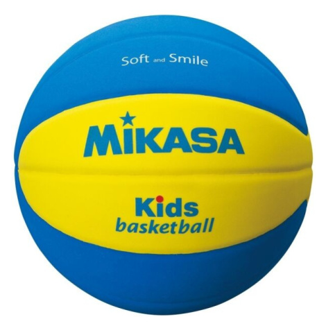 Mikasa SB5 Dětský basketbalový míč, modrá, velikost