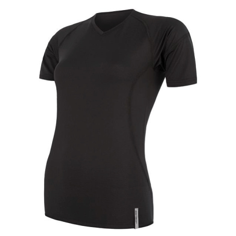 Sensor Coolmax tech dámské tričko krátký rukáv Černá