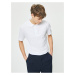 Koton Collar T-Shirt Buttoned Slim Fit Short Sleeve