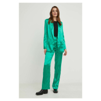 Set - sako a kalhoty Answear Lab zelená barva
