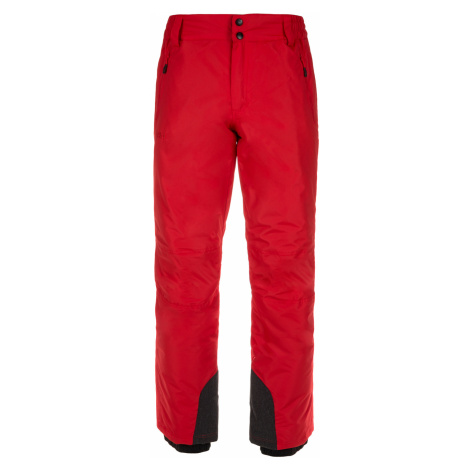 Kilpi GABONE-M Pánské lyžařské kalhoty LM0047KI Červená