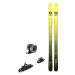 VOLKL-RISE UP 82 FLAT +SKINS + ALPINIST DEMO 10 90MM BLACK Žlutá 163 cm 23/24