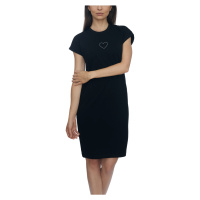 Slippsy Hearts T- Dress Black /S