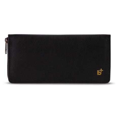 Bagind Donna Sirius - Dámská kožená peněženka černá, ruční výroba, český design | Dárek pro ženu