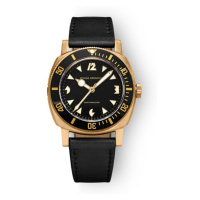 Nivada Grenchen Depthmaster Bronze - Black Leather