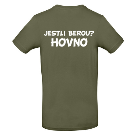 Tričko pro rybáře Jestli berou? Hovno BezvaTriko