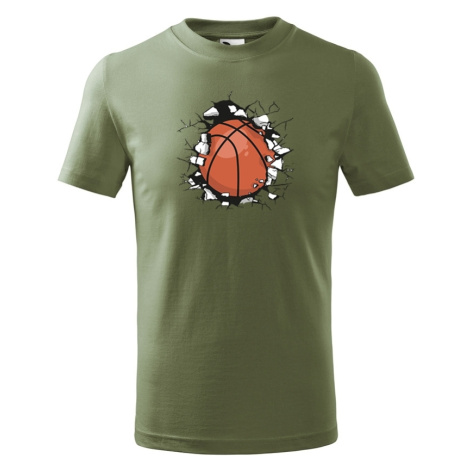 Dětské tričko basketbalový míč - tričko pro milovníky basketbalu BezvaTriko