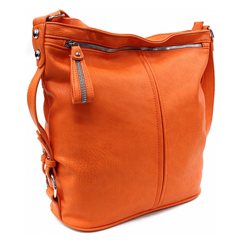 Oranžová velká moderní crossbody kabelka Ulbiel Mahel