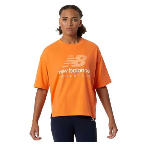 NEW BALANCE "ATH AMP TEE" tričko Barva: Oranžová, Mezinárodní